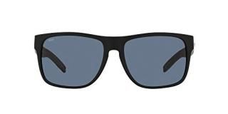 Costa Del Mar Men's 6S9013 Spearo XL Polarized Square Sunglasses Matte Black/Gre