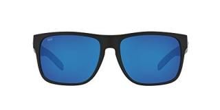Costa Del Mar Men's 6S9013 Spearo XL Polarized Square Sunglasses Matte Black/Blu