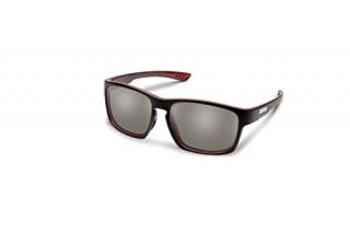 Suncloud Fairfield Polarized Sunglasses Burnished Red/Polarized Gray