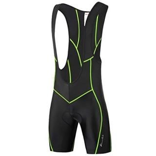 Przewalski Mens 3D Padded Cycling Bike Bib Shorts Excellent Performance and Bett