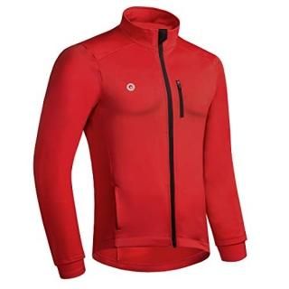 Przewalski Cycling Bike Jackets for Men Winter Thermal Running Jacket Windproof 