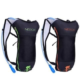 Neboic 2Pack Hydration Backpack Pack with 2L Hydration Bladder - Lightweight Wat