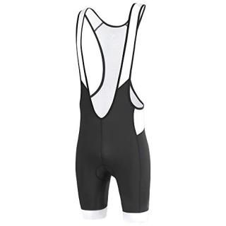 Men's Cycling Bib Shorts 4D Padded Bike Tights Compression Bicycle PantsBlackXL
