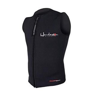Henderson Men's Premium 3MM Thermoprene Zippered Vest Black XS - Diving