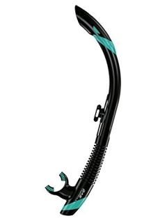 Atomic Aquatics SV2 Premium Semi-Dry Snorkel Black/Aqua