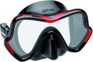 Mares One Vision Scuba Diving Snorkeling Mask Black Red