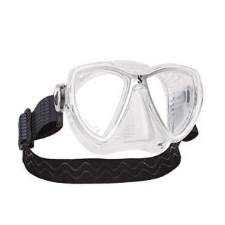 Scubapro Synergy Mini Mask w/Comfort Strap -White/Silver - Clear Skirt