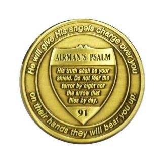 Airman 's Psalm Challenge Coin