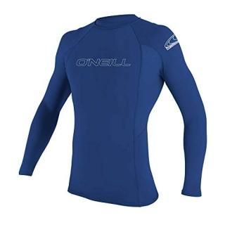 O'Neill Wetsuits Men's Basic Skins 50+ L/S Rash Guard Pacific 2XL