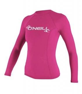 O'Neill UV Sun Protection Womens Basic Skins Long Sleeve Crew Sun Shirt Rash Gua