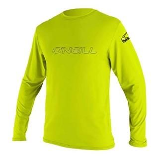 O'Neill Youth Basic Skins UPF 50+ Long Sleeve Sun Shirt Lime 16