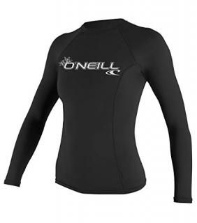 O'Neill UV Sun Protection Womens Basic Skins Long Sleeve Crew Sun Shirt Rash Gua