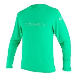 O'Neill Wetsuits Youth Basic Skins 50+ Long Sleeve Sun Shirt Seaglass10