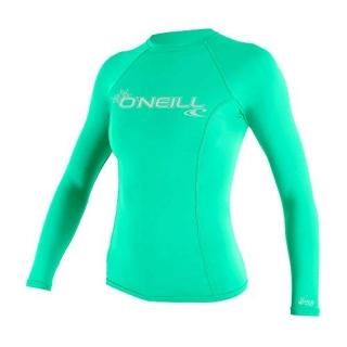 O'Neill UV 50+ Sun Protection Womens Basic Skins Long Sleeve Crew Sun Shirt Rash