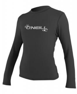 O'Neill Women's Basic Skins Upf 50+ Long Sleeve Sun Shirt Black Small