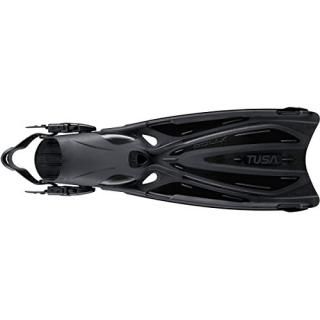TUSA SF-22 Solla Open Heel Scuba Diving Fins L-XL Black
