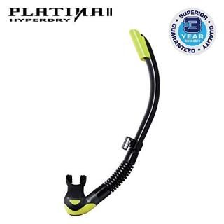 TUSA SP-170 Platina Hyperdry II Scuba Diving Snorkel Black/Yellow