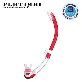 TUSA SP-170-BP SP-170 Platina Hyperdry II Scuba Diving Snorkel Bougainvillea Pin