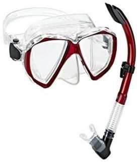 Phantom Aquatics Velocity Scuba Snorkeling Mask Snorkel Set
