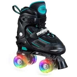 Mongoose Adjustable Quad Roller Skate- Sizes 1-4 by Mongoose