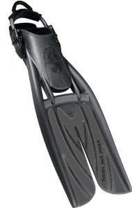 SCUBAPRO Twin Jet Max Scuba Diving Fins - Large - Graphite