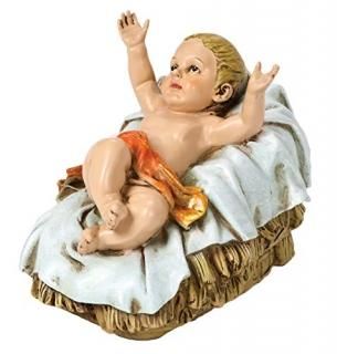 Josephs studio 16cm Scale Baby Jesus in Manger