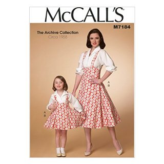 McCall's Patterns M7184 Misses'/Children's/Girls' Top and Jumper Sewing Template