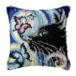 DIY Latch Hook Kits Yarn Kits Pillow Rug Pattern Arts and Crafts Crochet Needlew