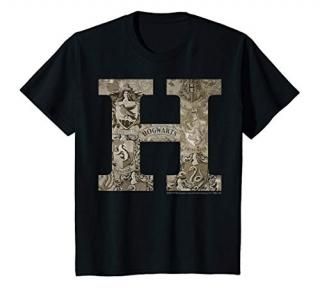 Kids Harry Potter H Hogwarts Crest Fill T-Shirt