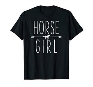 Horse Girl T Shirt Women I Love My Horses Riding Gifts Tees T-Shirt