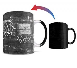 Morphing Mugs Harry Potter Hogwarts Magical Marauder's Map Heat Reveal Ceramic C