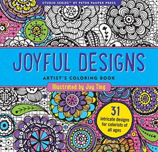 Joyful Designs Artist's Adult Coloring Book Studio