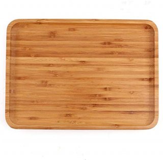 Bamboo Plates2 Pack Cheese Plates Coffee Tea Serving Tray Fruit platters Party D