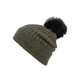 pistil Womens Piper Pom Watch Cap Olive One Size