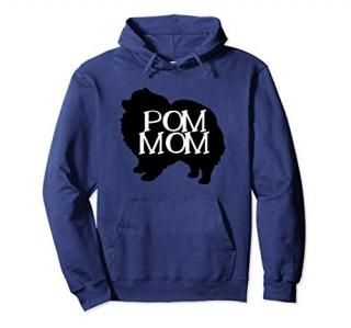 Pomeranian Dog Lover Pom Mom Pullover Hoodie