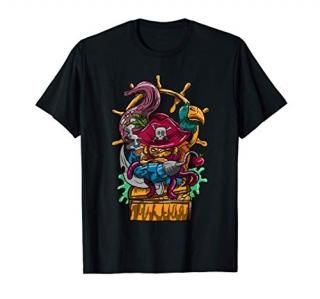 Pirate Funny Sea Thief Buccaneer Cool Sailor Man Gift Idea T-Shirt
