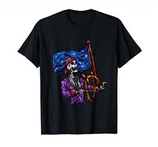 Pirate Skull Sea Thief Buccaneer Cool T-Shirt