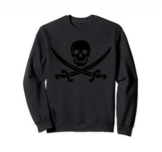 Pirate T-Shirt - Pirate King of the Seas Robber Thief Shirt Sweatshirt