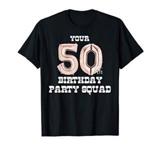 50th Birthday I Decorations and Surprise Party Guest Outfit T-Shirt