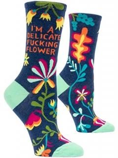 Blue Q Socksǥ롼I'm A Delicate F--king Flower ǥ5-10ե꡼