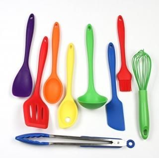 9 Piece Set Assorted - Chef Craft 9 Piece Silicone Set Assorted