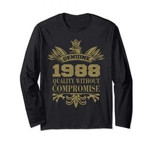 Birthday 365 1988 Birthday Gift For Men and Women Long Sleeve T-Shirt