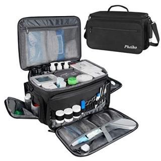 Mancro Nurse BagMedical Supplie Bag with Inner Divider&No-Slip Bottom Water-resi