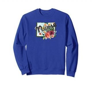 Colorado Nurse Watercolor Flower Sweatshirt