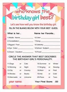 Who Knows The Birthday Girl Best 륲 20
