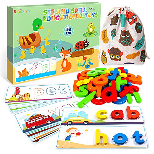See & Spell Matching Letter Game Toy for KidsLearning Educational