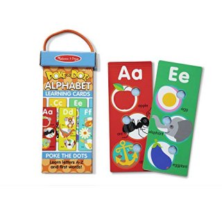 Melissa & Doug Poke-A-Dot Jumbo Alphabet Learning Cards