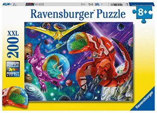 Ravensburger 12976 Space Dinosaurs 200 Piece Puzzles for Kids Every Piece is Uni