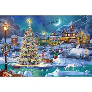 Becko US Puzzles for Adults Wooden Jigsaw Puzzles 1000 Pieces Puzzle for Adults 