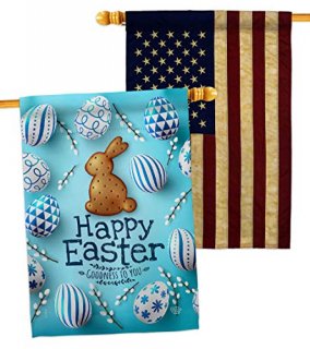 Ornament Collection Easter Goodness House Flag Pack Spring Happy Bunny Egg Chris